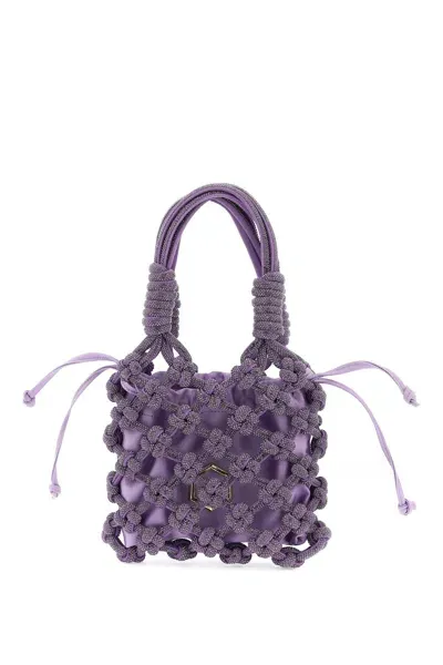 Hibourama Lola Handbag Purse Tote In Tanzanite (purple)