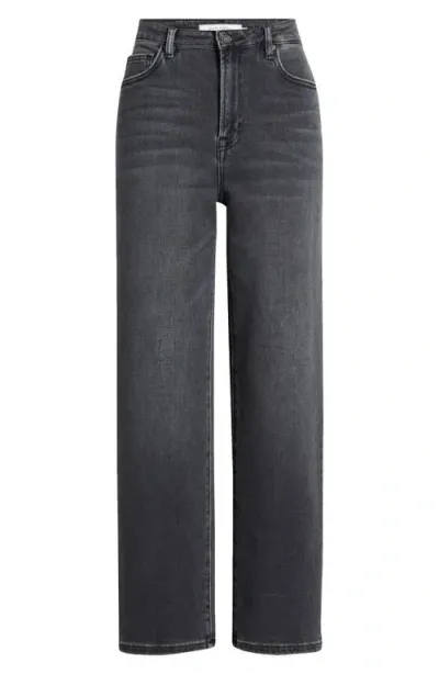 Hidden Jeans Relaxed Straight Leg Jeans In Charcoal