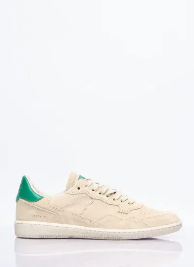 Hidn-ander Mega T Suede Sneakers In Beige