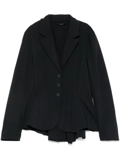 High Destiny Flare Blazer In Black