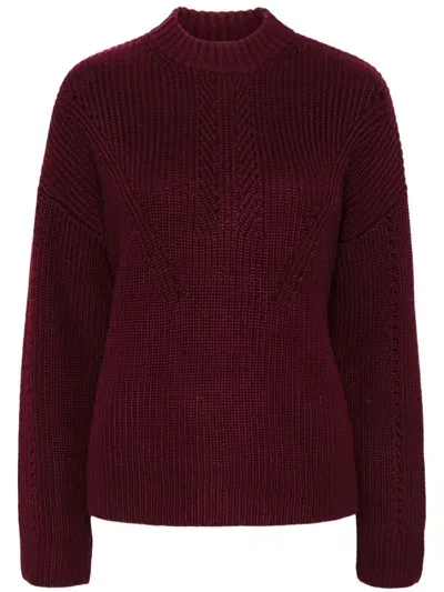 High Tempted Jumper In Burgundy