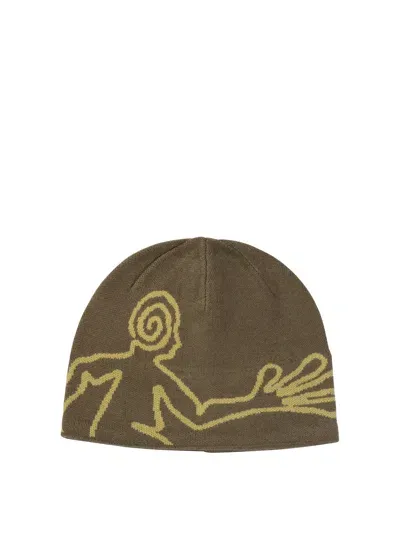 Hiking Patrol Knit Beanie In Gold