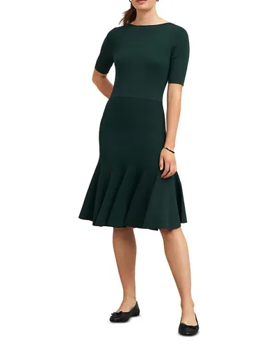 Hobbs London Abbie Knit Dress In Samphire Green