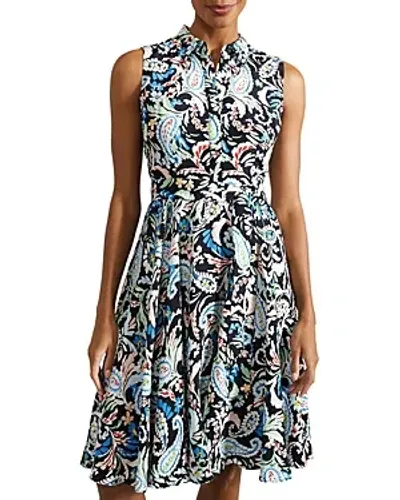 Hobbs London Belinda Paisley Print Dress In Multi