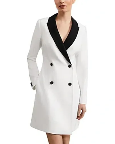 Hobbs London Exbury Dress In Ivory Black