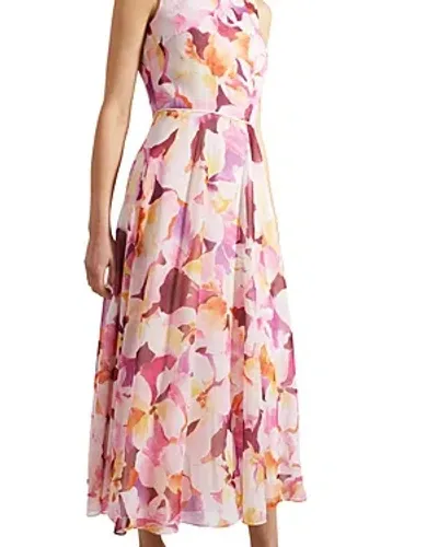 Hobbs London London Carly Dress In Pink Multi