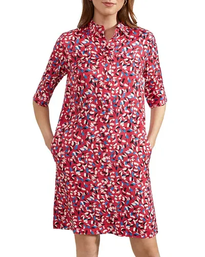 Hobbs London Marciella Shirt Dress In Pink Multi