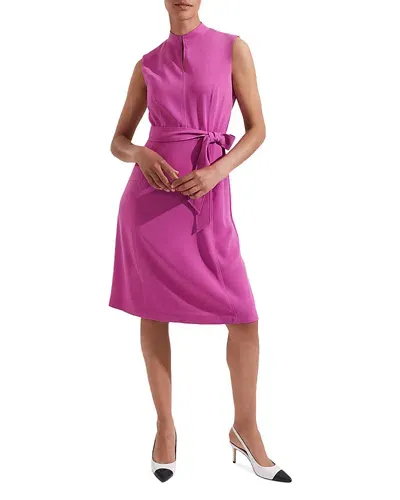 Hobbs London Shona Dress In Violet Pink