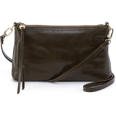 Hobo Darcy Convertible Leather Crossbody Bag In Deep Moss