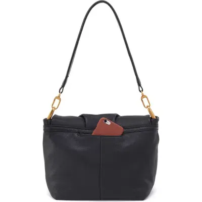 Hobo Harley Leather Shoulder Bag In Black