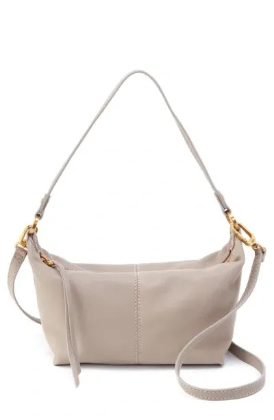 Hobo Laguna Leather Crossbody Bag In Taupe