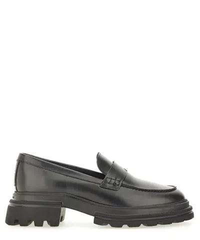 Hogan Moccasin "10-storey" In Black