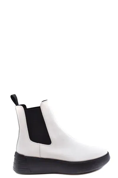 Hogan Booties In White