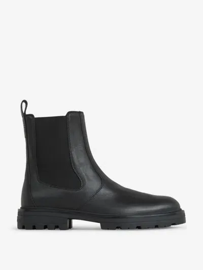 Hogan Chelsea Boots H673 In Leather Upper