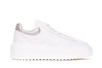 Hogan H-stripes Sneakers In White