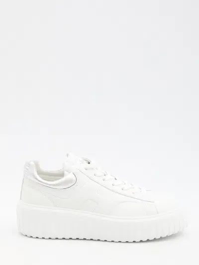 Hogan H-stripes Sneakers In White