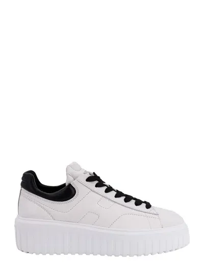 Hogan H-stripes Sneakers In White