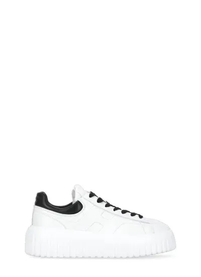 Hogan H-stripes Sneakers In White