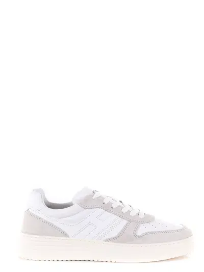 Hogan "h630" Sneakers In Bianco/ghiaccio