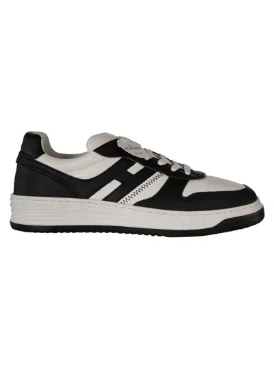 Hogan H630 Sneakers In White/black