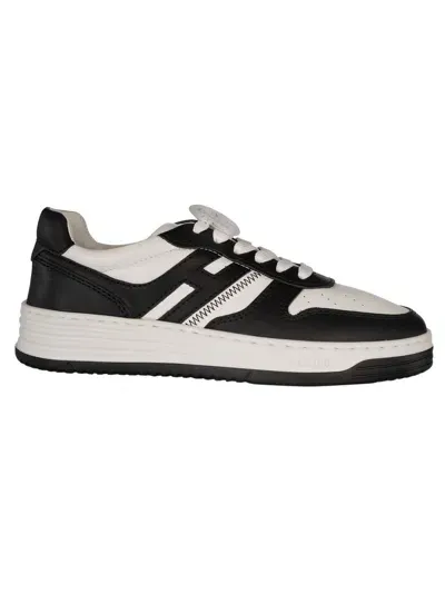 Hogan H630 Sneakers In White/black