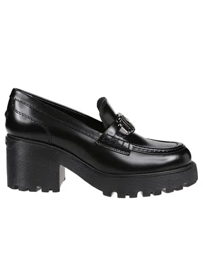 Hogan Loafers In Black