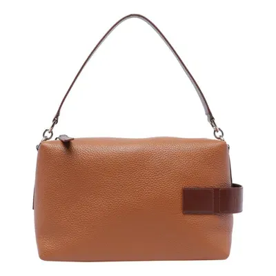 Hogan Script Bauletto Bag In Brown