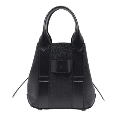 Hogan Small  Script Shopping Bag In Black