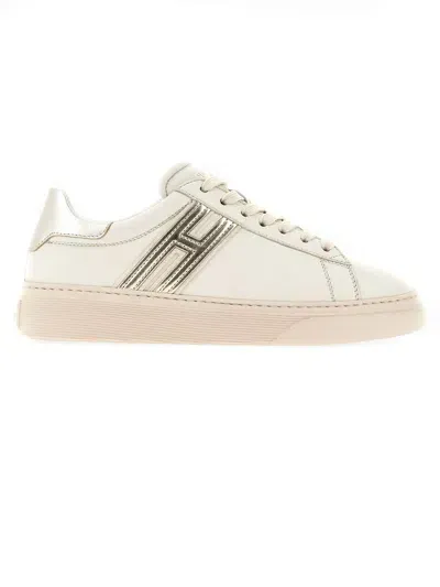 Hogan Sneakers In Yogurt/platino