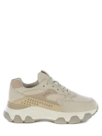 Hogan Sneakers  Hyperactive Made Of Leather In Beige