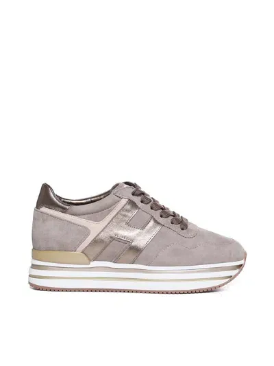 Hogan Midi Sneakers H222 In Swamp