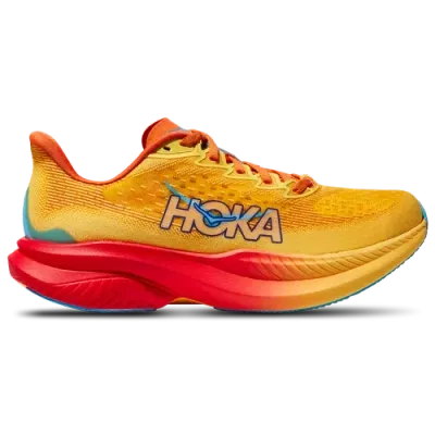 Hoka Mens  Mach 6 In Squash/poppy