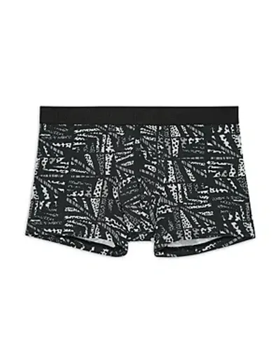 Hom Solli Stretch Boxer Briefs In Black Print