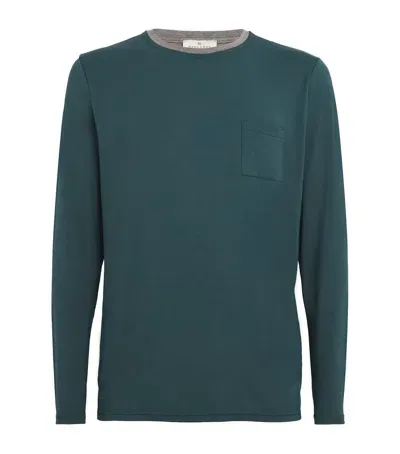 Homebody Lounge Long-sleeve T-shirt In Green