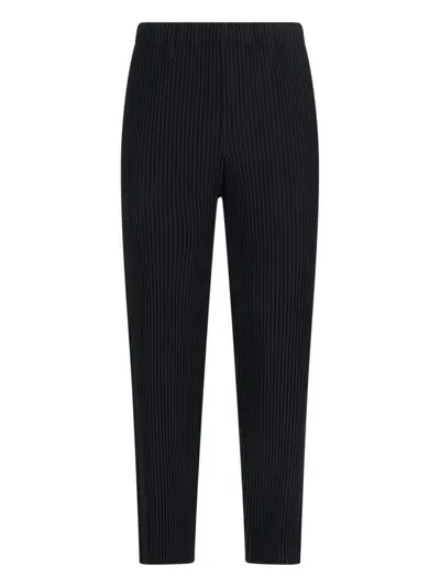 Homme Plisse Pleated Pants In Black  