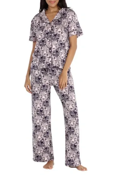 Honeydew Intimates All American Short Sleeve Pajamas In Stormy Moons