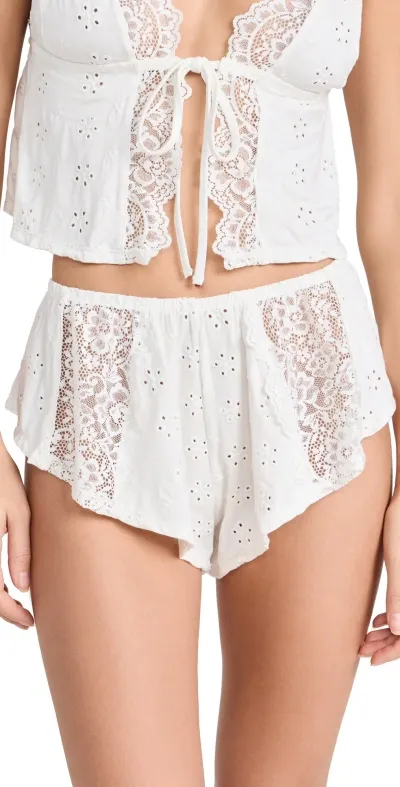 Honeydew Intimates Charli Shorts White