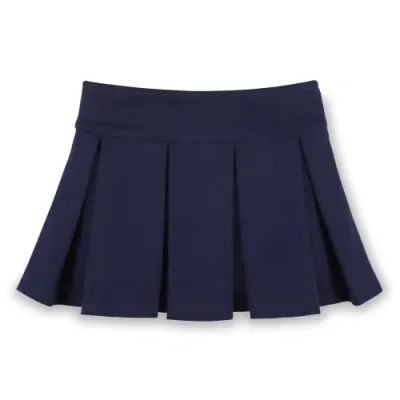 Hope & Henry Girls' Ponte Pleated Skort, Kids In Navy