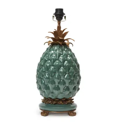 House Of Hackney Ananas Pineapple Lampstand In Green