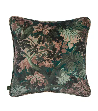 House Of Hackney Large Velvet Foris Cushion In Multi