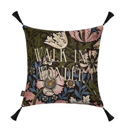 House Of Hackney Walk In Wonder Cushion In Green