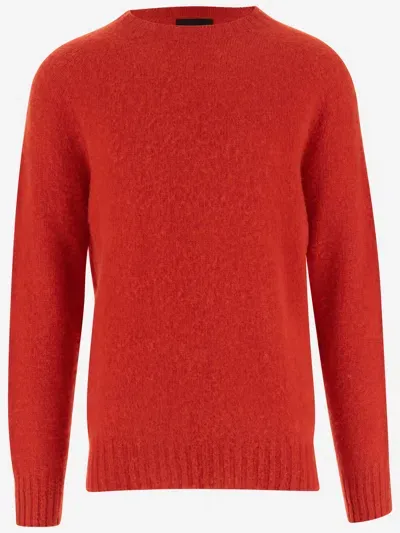 Howlin' Howlin Wool Sweater In Red