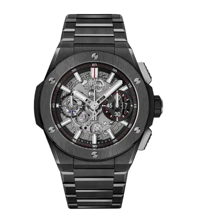 Hublot Ceramic Big Bang Integrated Black Magic Watch