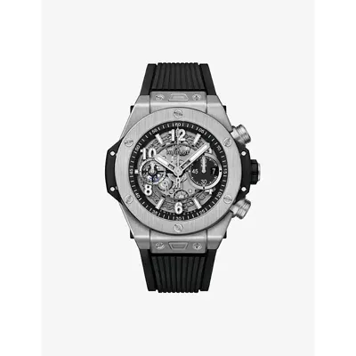 Hublot Mens Skeleton 421.nx.1170.rx.1104 Big Bang Unico Titanium Automatic Watch