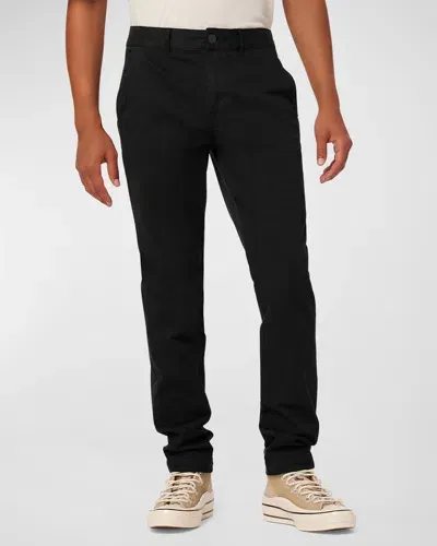 Hudson Classic Slim Straight Fit Chino Pants In Black