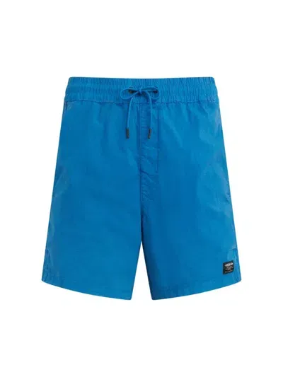 Hudson Racer Stretch Ripstop Drawstring Shorts In Ripstop Blue