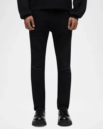 Hudson Men's Zack Skinny Jeans In Destructed Ink