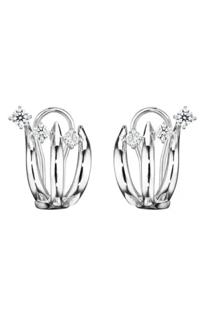 Hueb Diamond Drop Earrings In Metallic