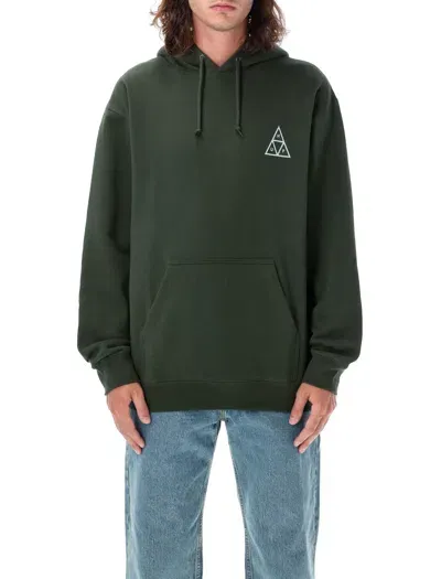 Huf Triangle Logo Sweatshirt In Green