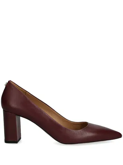 Hugo Boss 70mm Pointed-toe Leather Pumps In Red